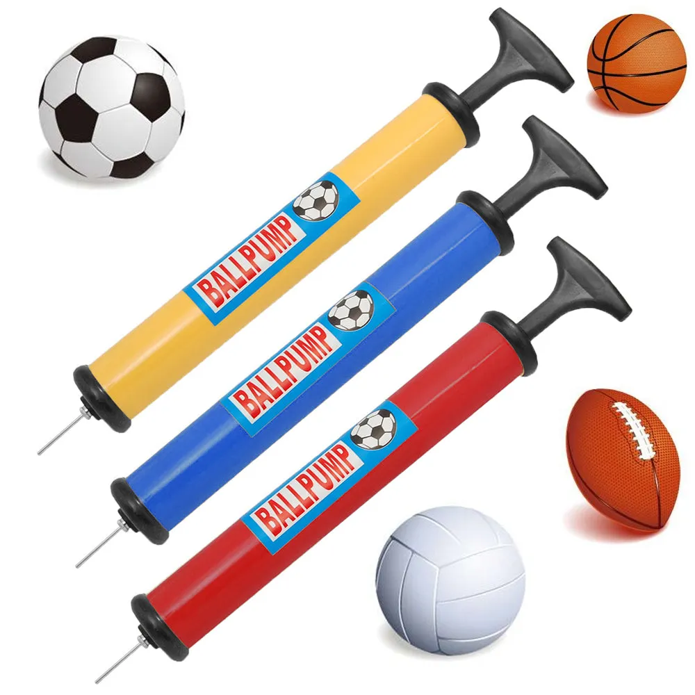 24 Lot Hand Air Pump Sports Ball Inflator Football Basketball Needles Volleyball