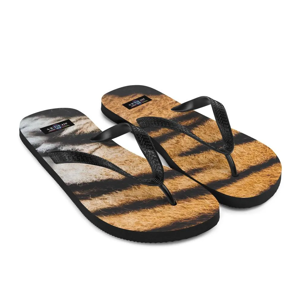 65 MCMLXV Unisex Tiger Animal Print Flip-Flops
