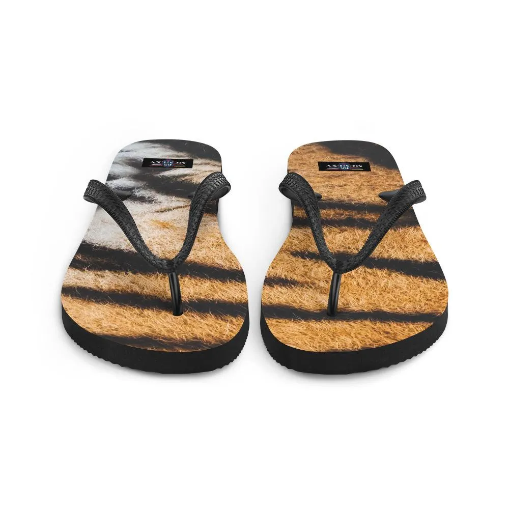 65 MCMLXV Unisex Tiger Animal Print Flip-Flops