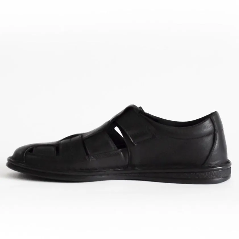 AC Black Men's Sandals | 362/21-BL