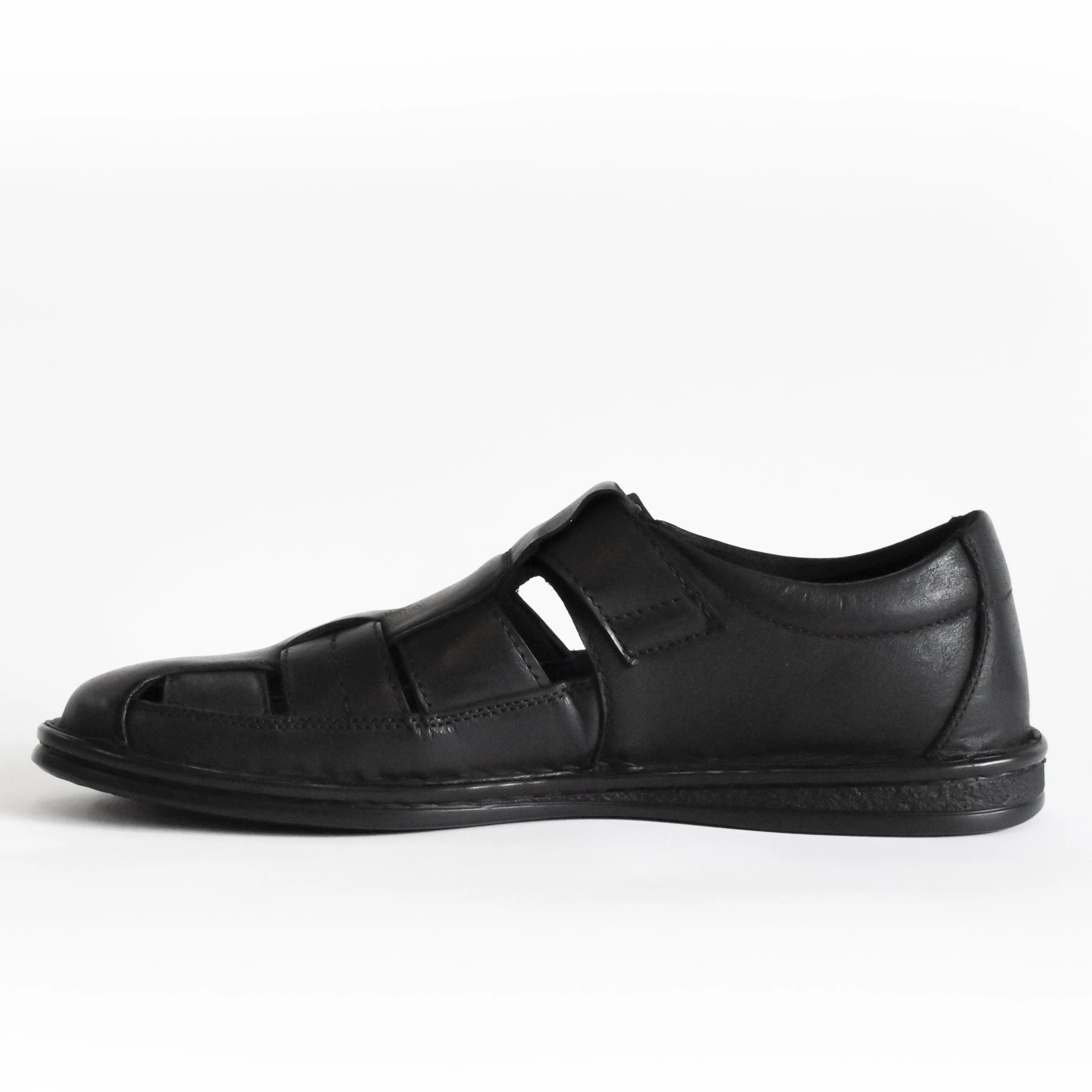AC Black Men's Sandals | 362/21-BL