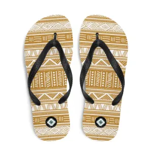 African Print Flip Flops