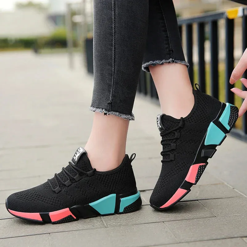 Autri Sneakers | Casual schwarze Sneakers für Damen