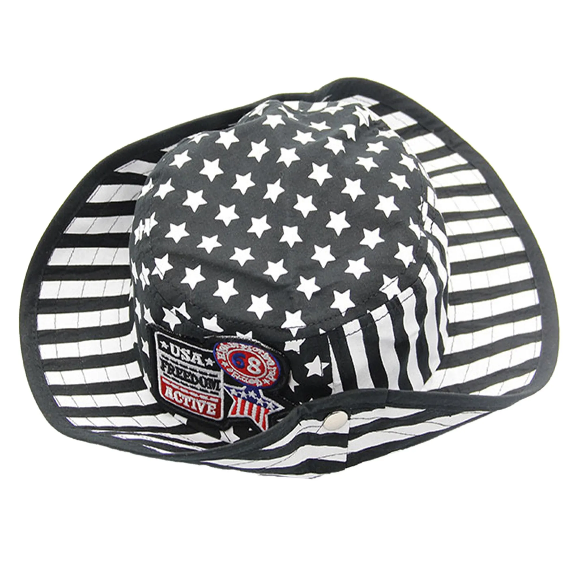 Babymoon Jazz Baby Summer Kids Cap with String | 2-6 Years | Black