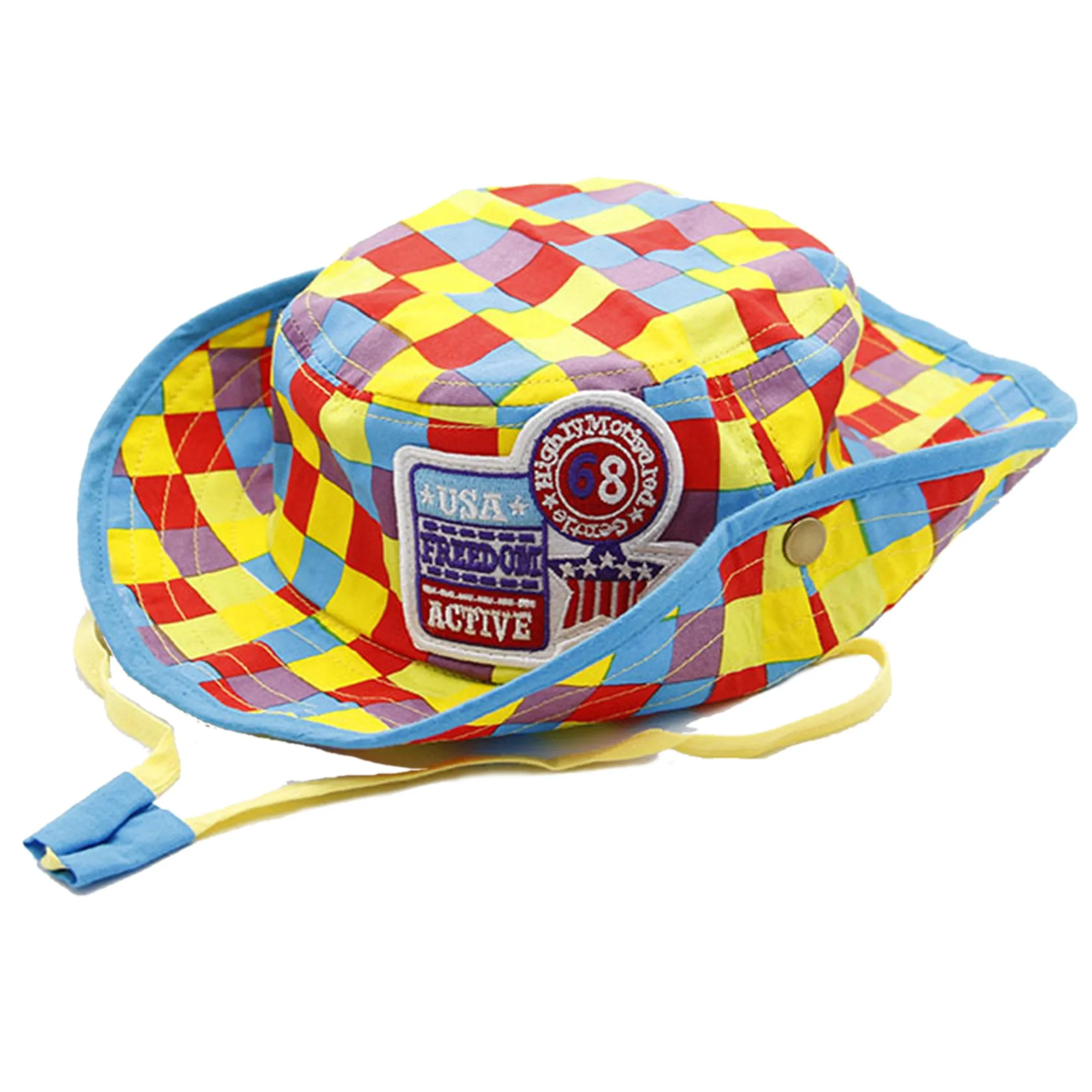 Babymoon Jazz Baby Summer Kids Cap with String | 2-6 Years | Multi