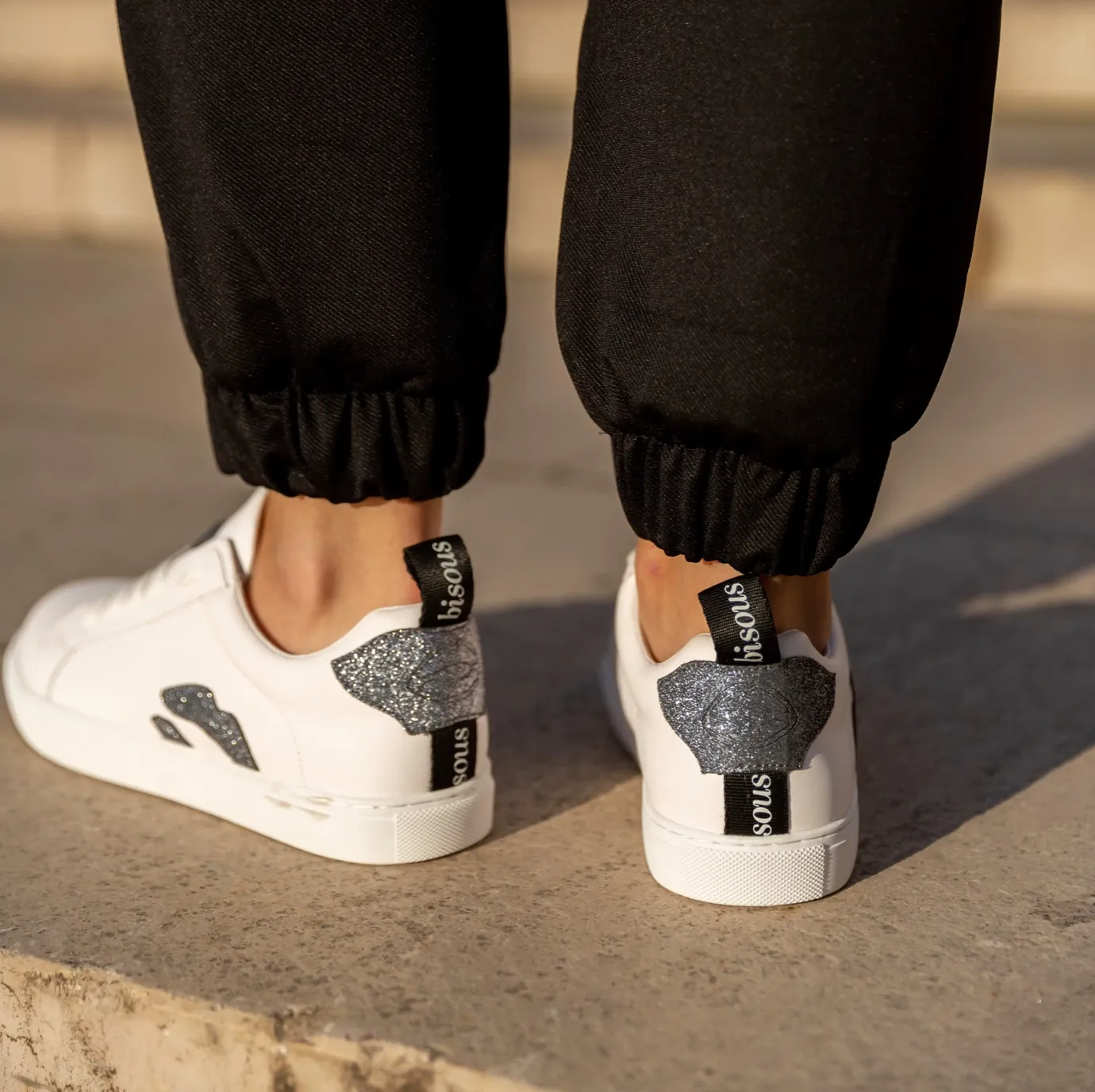 Betty Glitter Gun Sneaker FLASH SALE