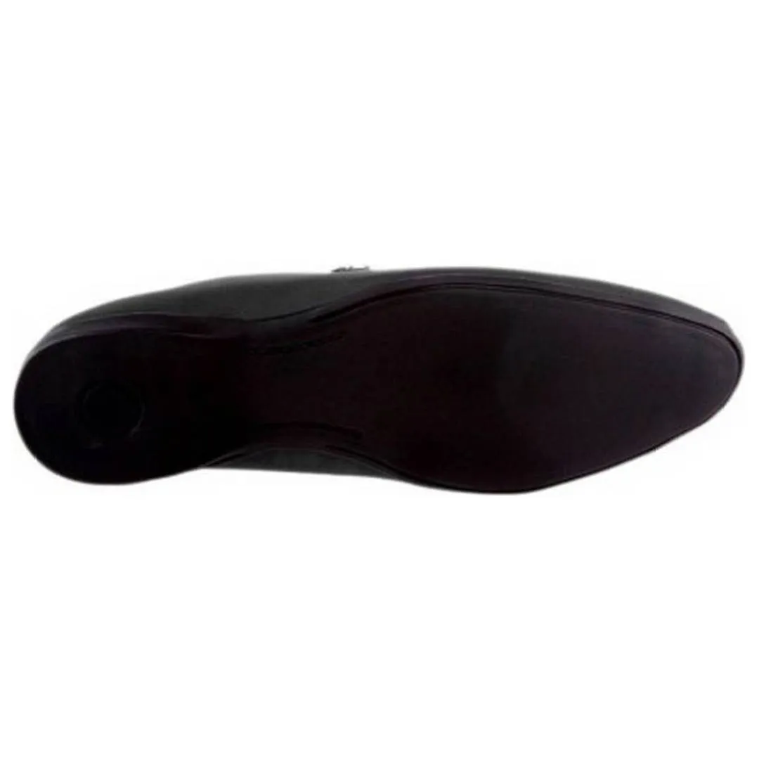 Black Partywear Synthetic Leather Casual Shoes for Men