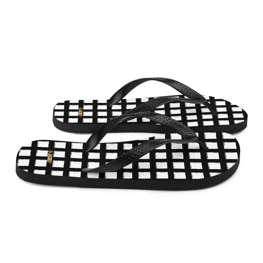 Black Square Flip-Flops