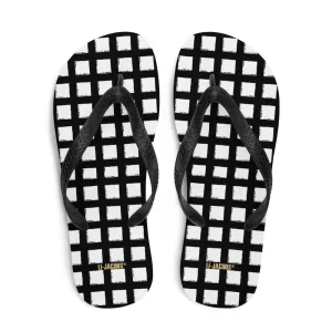 Black Square Flip-Flops