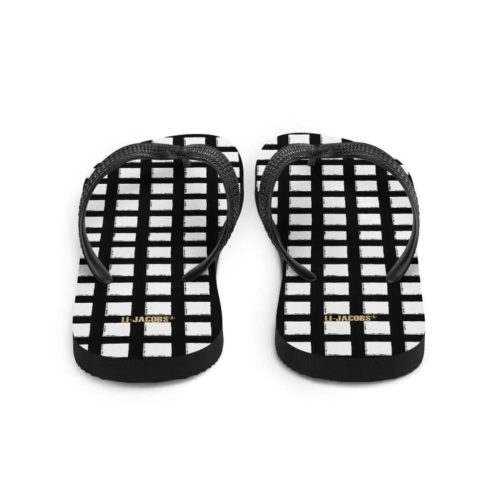 Black Square Flip-Flops