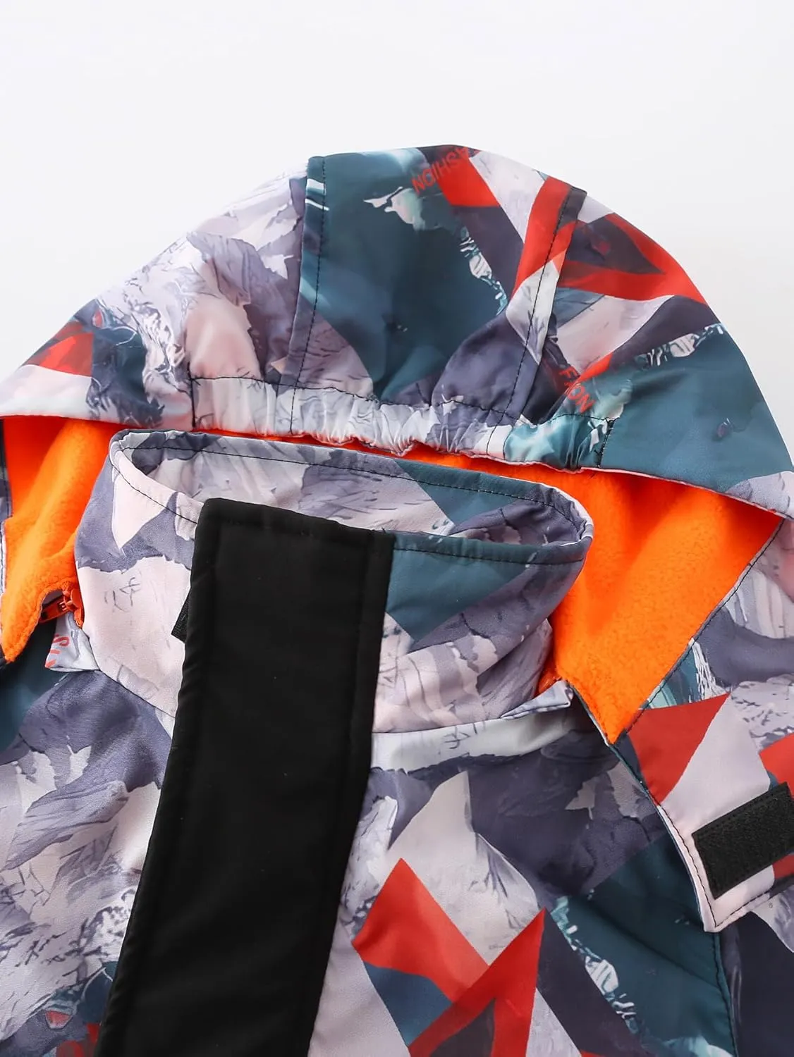 Boys Rain Jacket Lightweight Waterproof Hooded Fleece Lined Raincoat Windbreakers