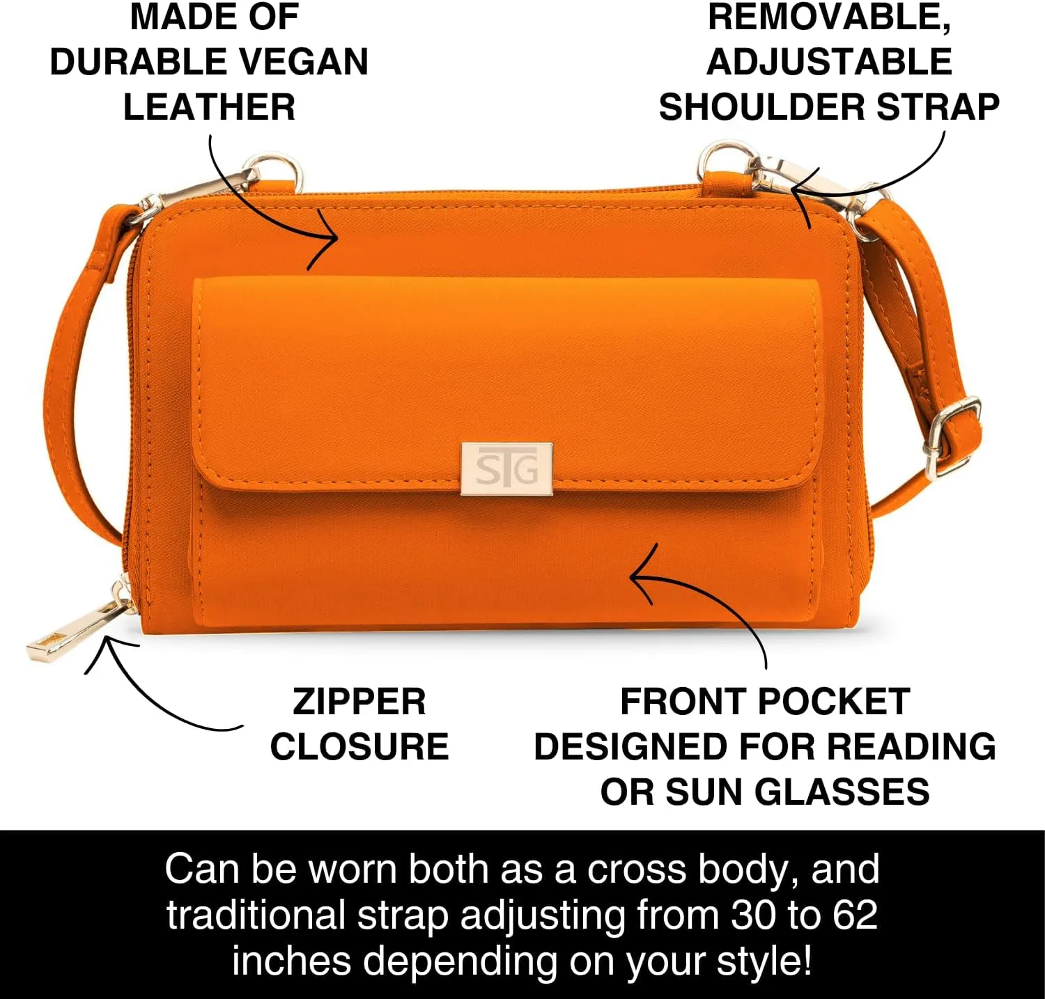 Captiva Touch Screen Women's Crossbody Handbag - Cell Phone Purse & Case