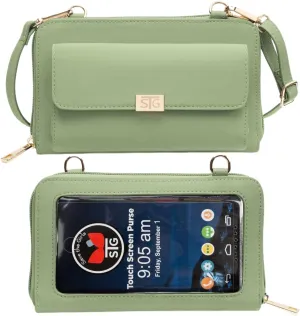 Captiva Touch Screen Women's Crossbody Handbag - Cell Phone Purse & Case