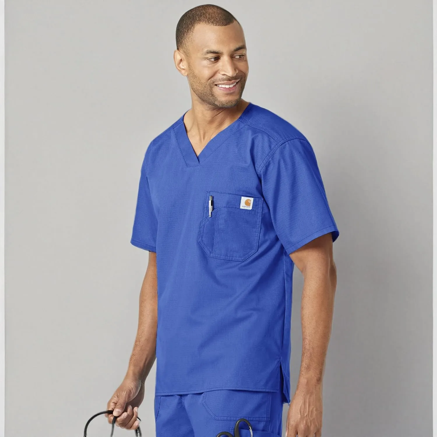 Carhartt Men's Ripstop Men's Utility Scrub Top