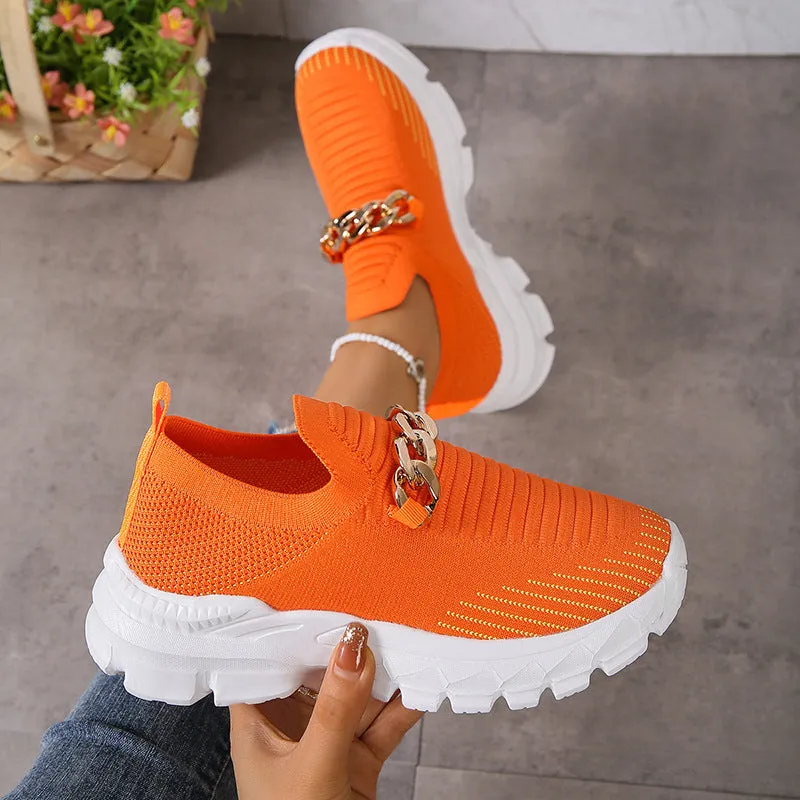 Casual ademende sneakers