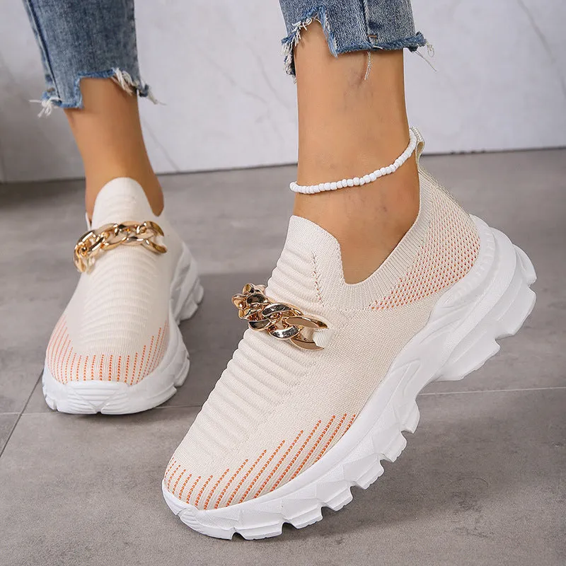 Casual ademende sneakers