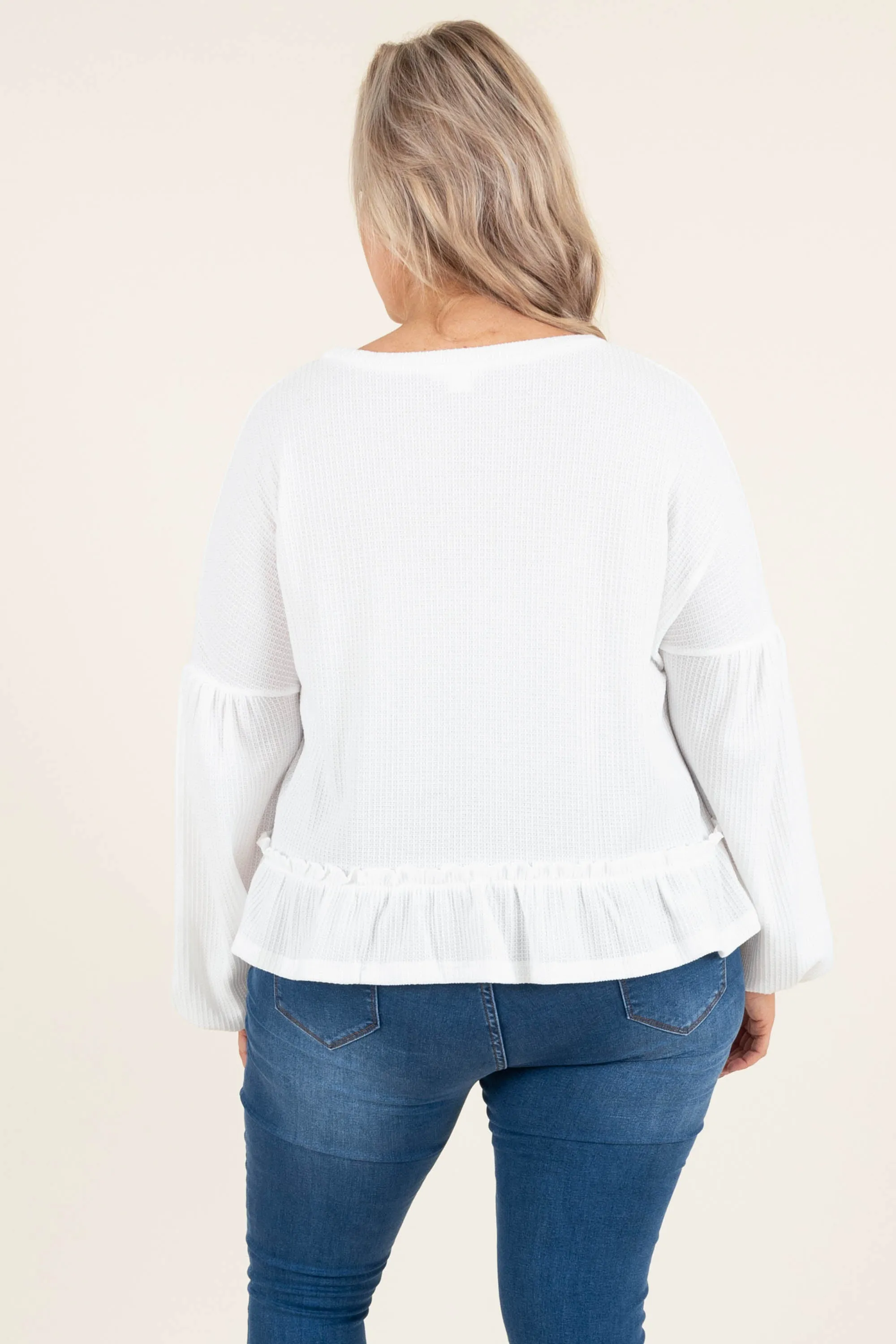 Clever Ways Top, Ivory