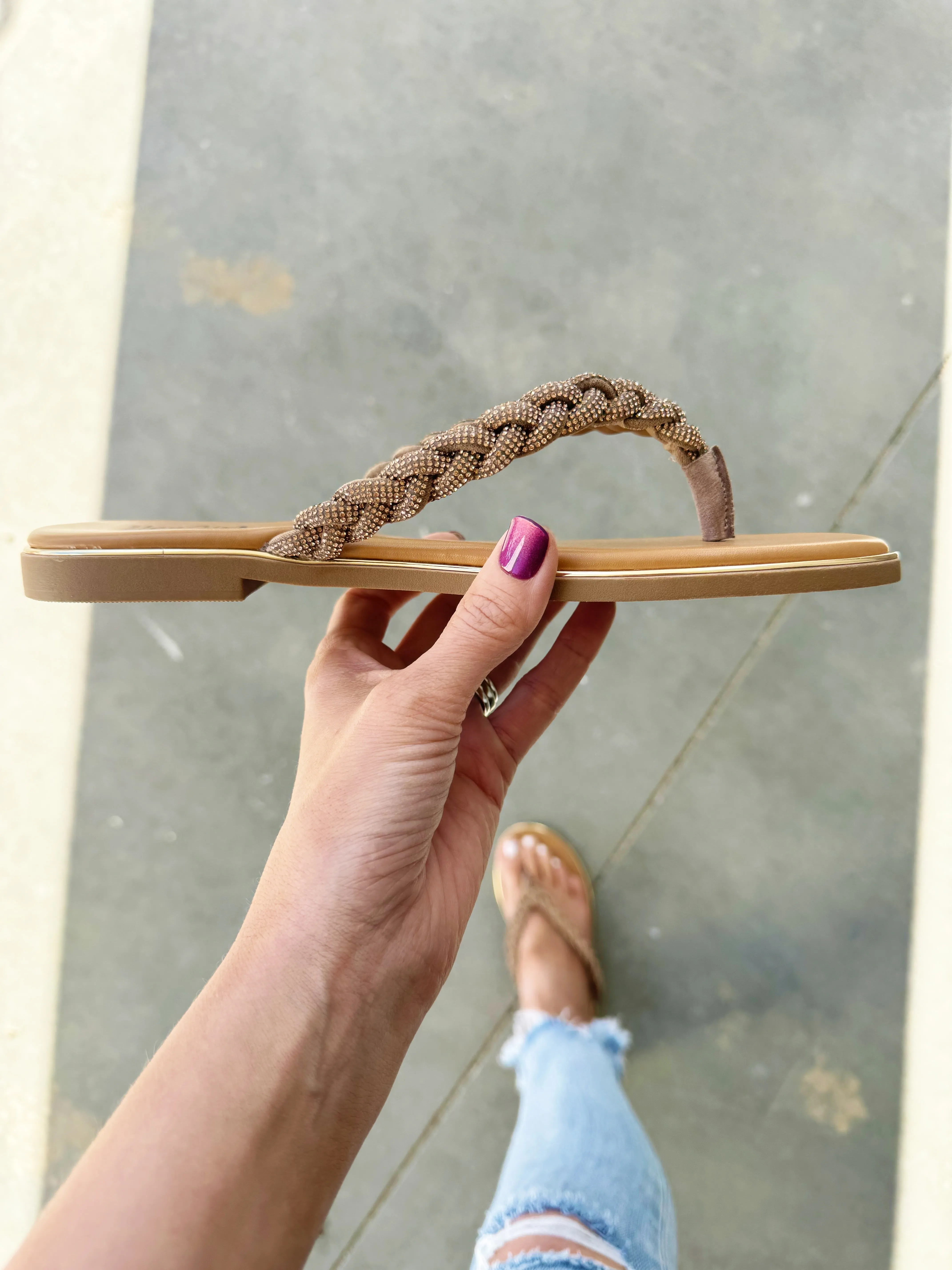 Corky's Pinky Promise Sandals in Champagne