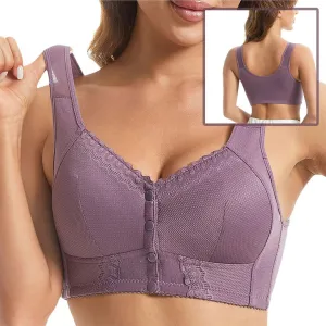 Evybliss Moona Bra - Front Closure Breathable Bra for Seniors
