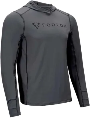 FORLOH Men's SolAir Hooded Long Sleeve - Premium Lightweight Sun Shirt | UPF 50  Sun Protection | Cooling Technology