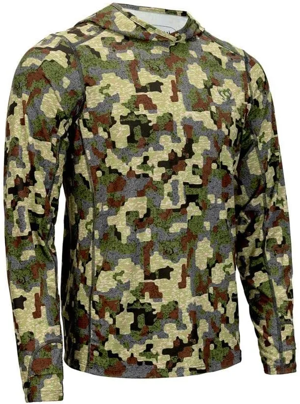FORLOH Men's SolAir Hooded Long Sleeve - Premium Lightweight Sun Shirt | UPF 50  Sun Protection | Cooling Technology