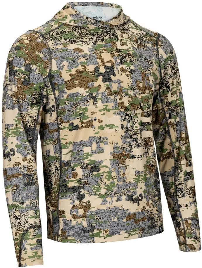 FORLOH Men's SolAir Hooded Long Sleeve - Premium Lightweight Sun Shirt | UPF 50  Sun Protection | Cooling Technology