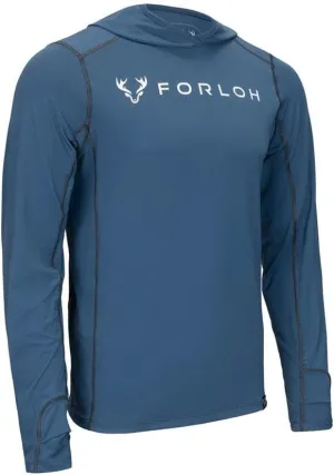 FORLOH Men's SolAir Hooded Long Sleeve - Premium Lightweight Sun Shirt | UPF 50  Sun Protection | Cooling Technology