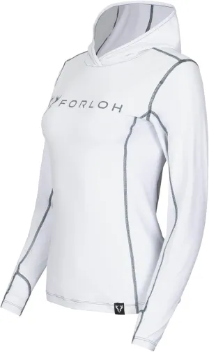 FORLOH Women's SolAir Hooded Long Sleeve - Premium Lightweight Sun Shirt | UPF 50  Sun Protection | Cooling Technology