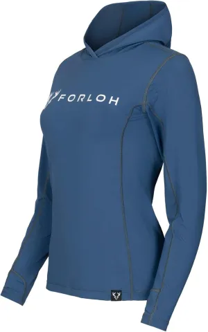 FORLOH Women's SolAir Hooded Long Sleeve - Premium Lightweight Sun Shirt | UPF 50  Sun Protection | Cooling Technology
