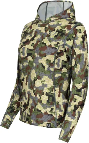 FORLOH Women's SolAir Hooded Long Sleeve - Premium Lightweight Sun Shirt | UPF 50  Sun Protection | Cooling Technology
