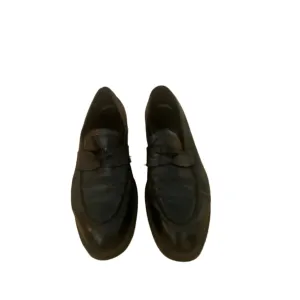 Fratelli Rossetti Black Patent Leather Loafers Size 39