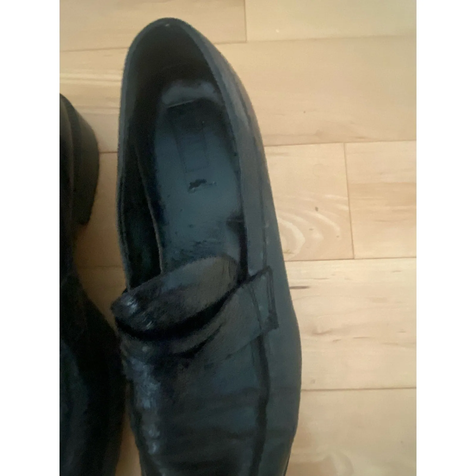 Fratelli Rossetti Black Patent Leather Loafers Size 39