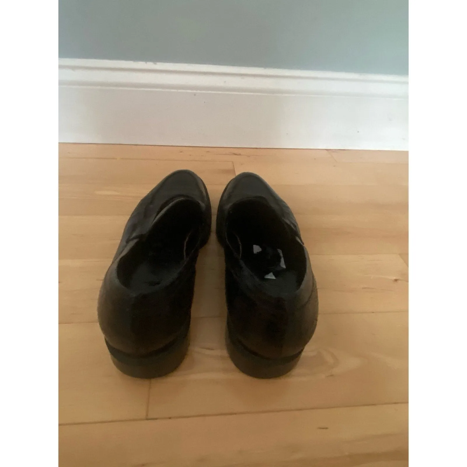 Fratelli Rossetti Black Patent Leather Loafers Size 39