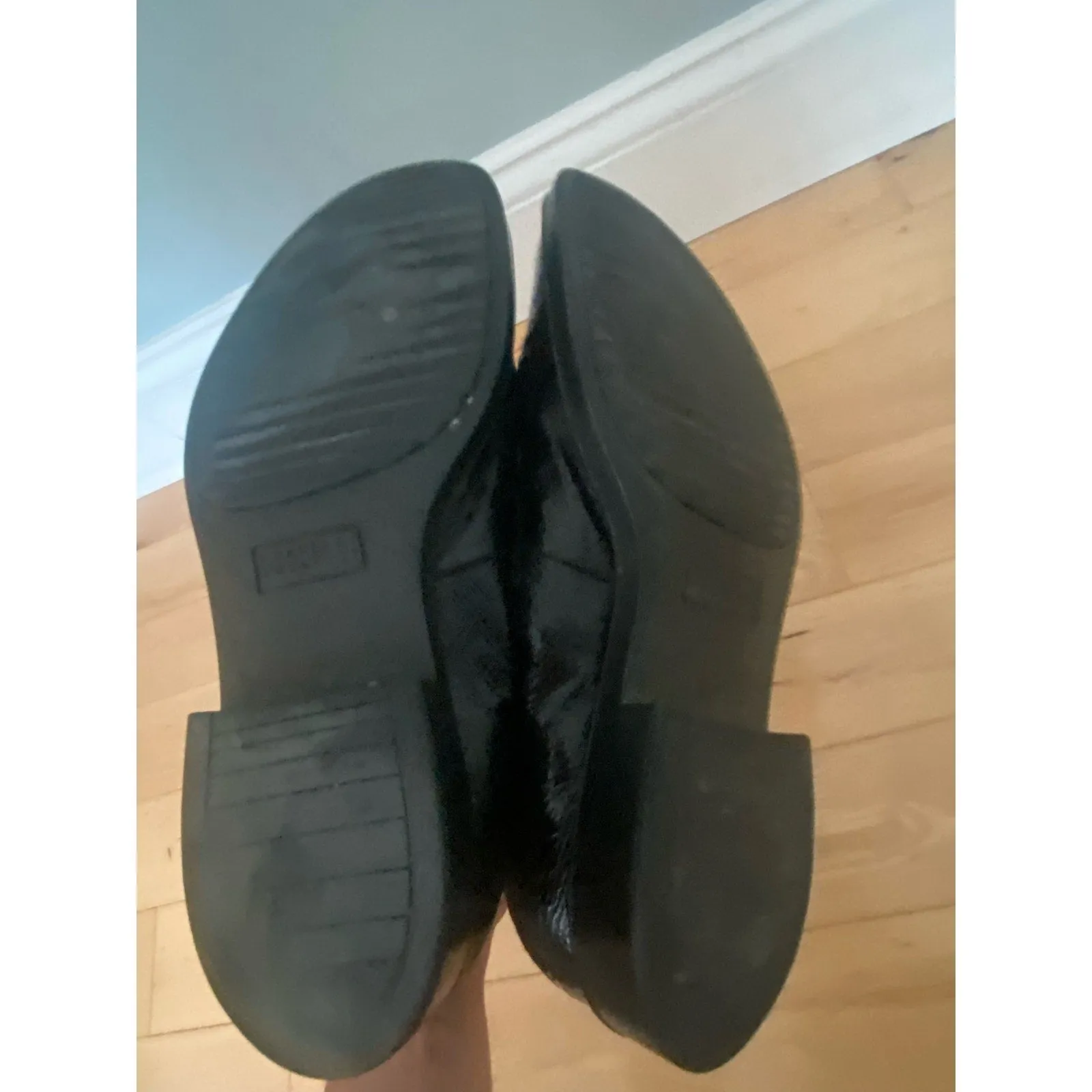 Fratelli Rossetti Black Patent Leather Loafers Size 39