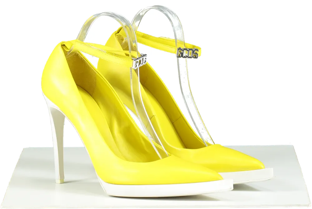 GCDS Yellow Rider Pumps UK 6 EU 39 