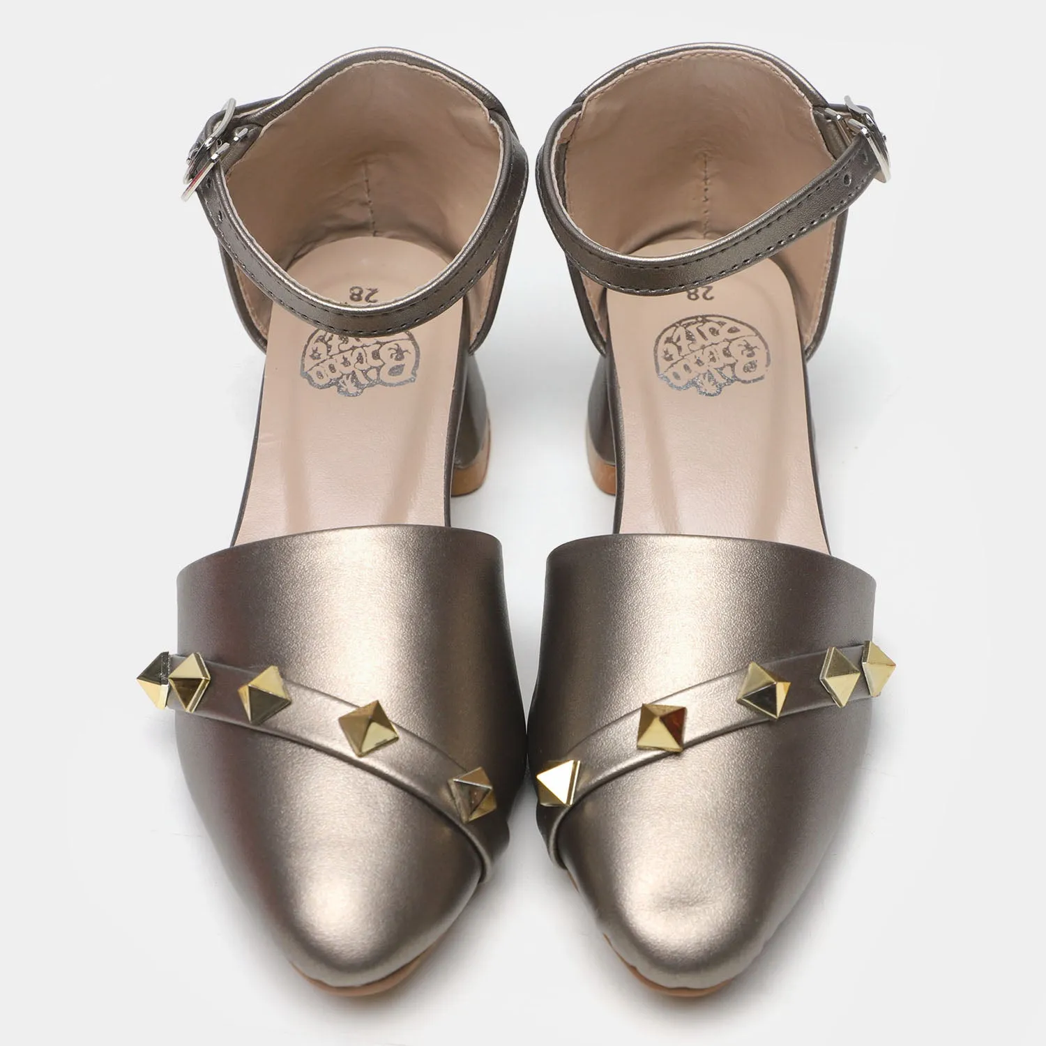 Girls Pumps Heels 456-13 - GREY