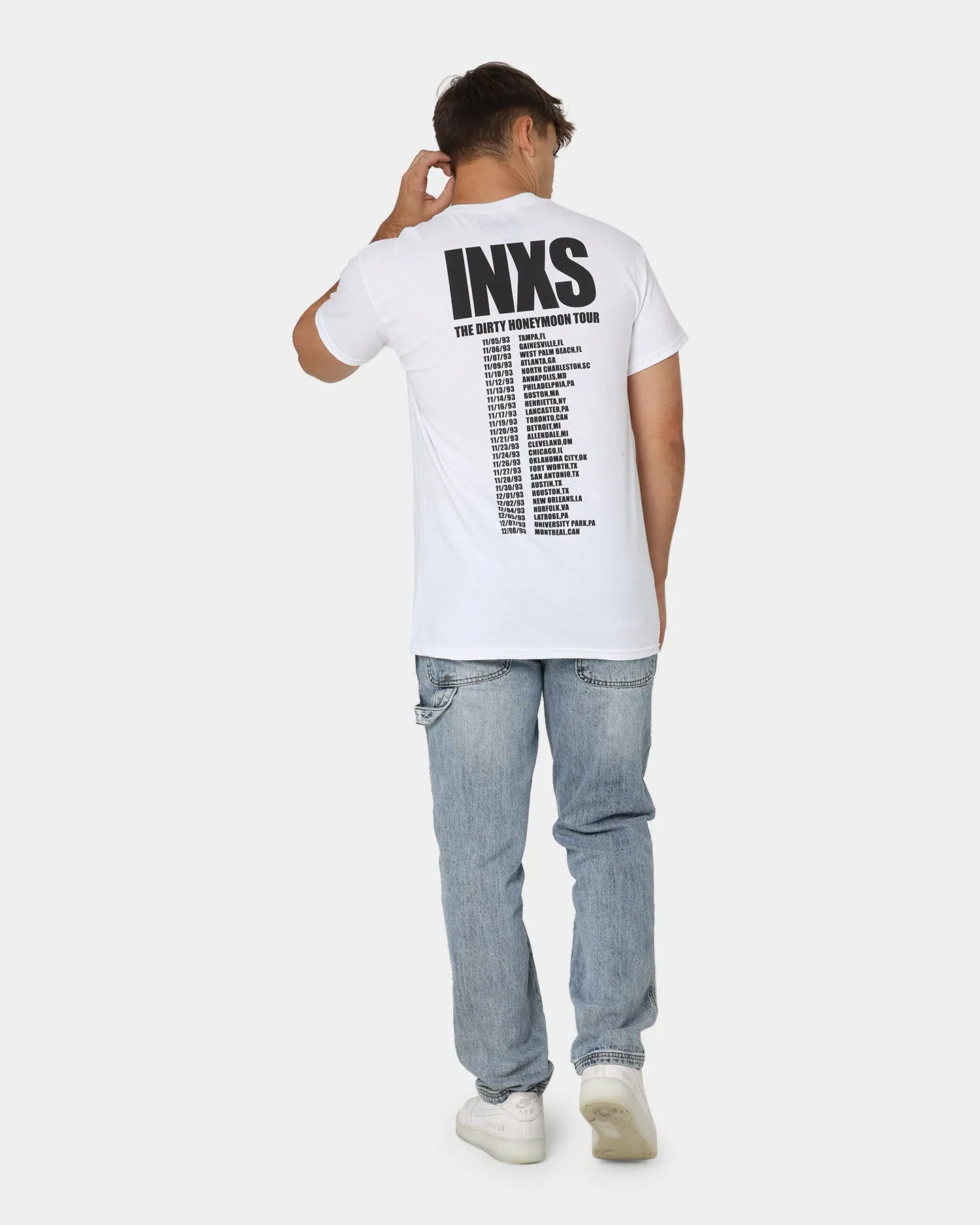 INXS The Dirty Honeymoon Tour T-Shirt White