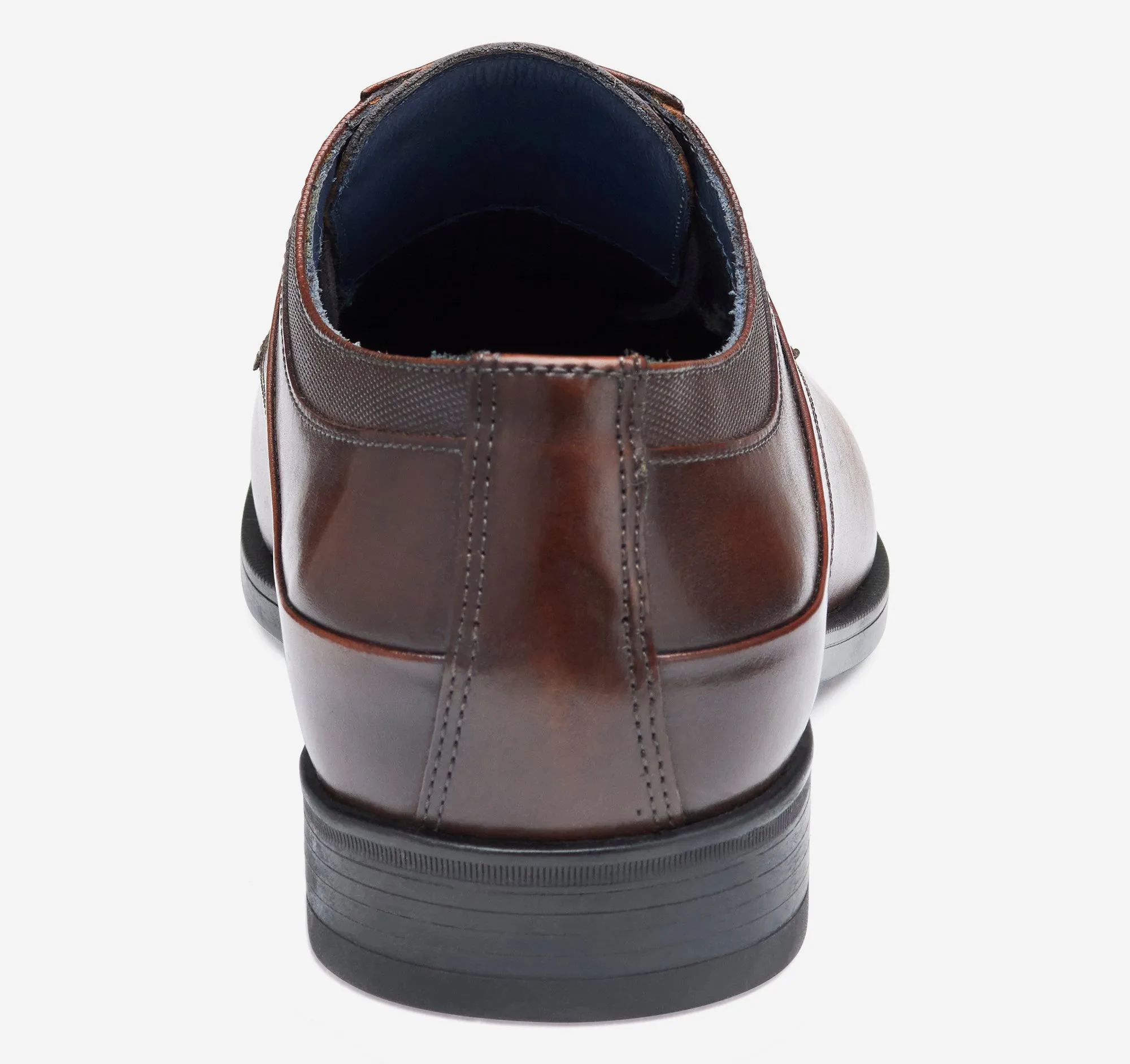 Johnston & Murphy Gibbons Cap Toe Mahogany