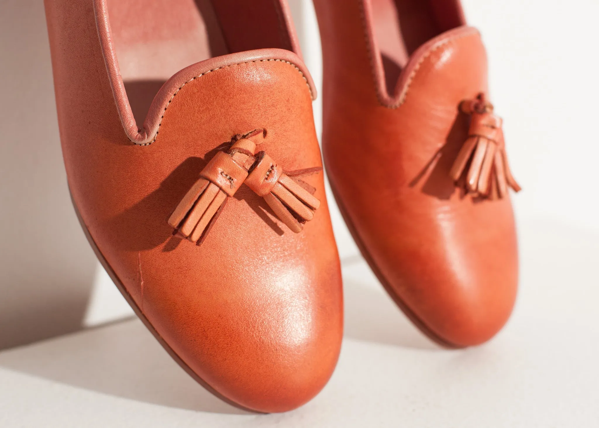 Leather Loafer in Rose - A Stylish and Fashionable Choice