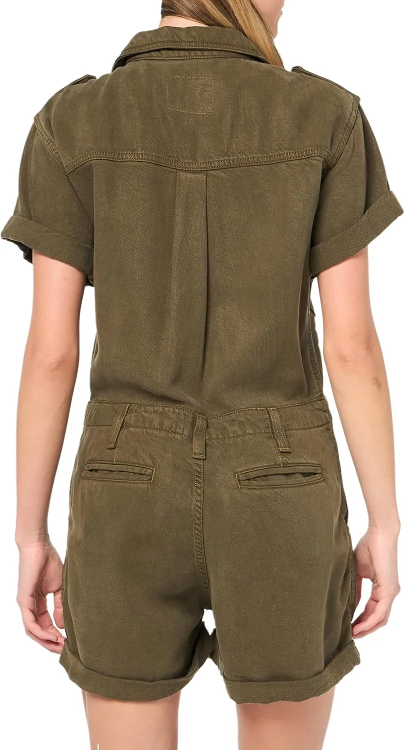Lucky Brand Womens Women's Denim Utility Romper
