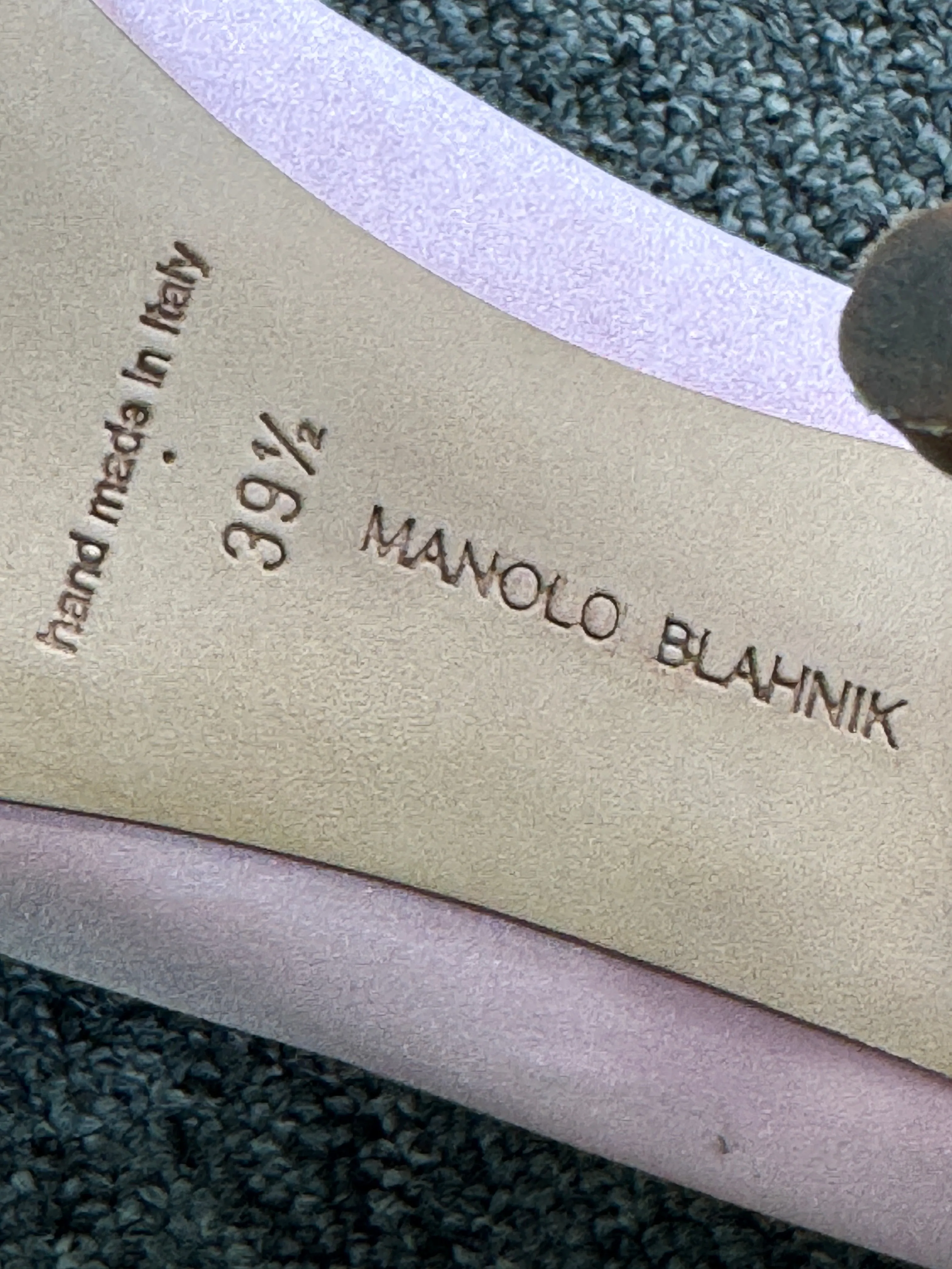 Manolo Blahnik Pink Satin Hangisi Jewel Buckle Pumps 105mm UK 6.5 EU 39.5 