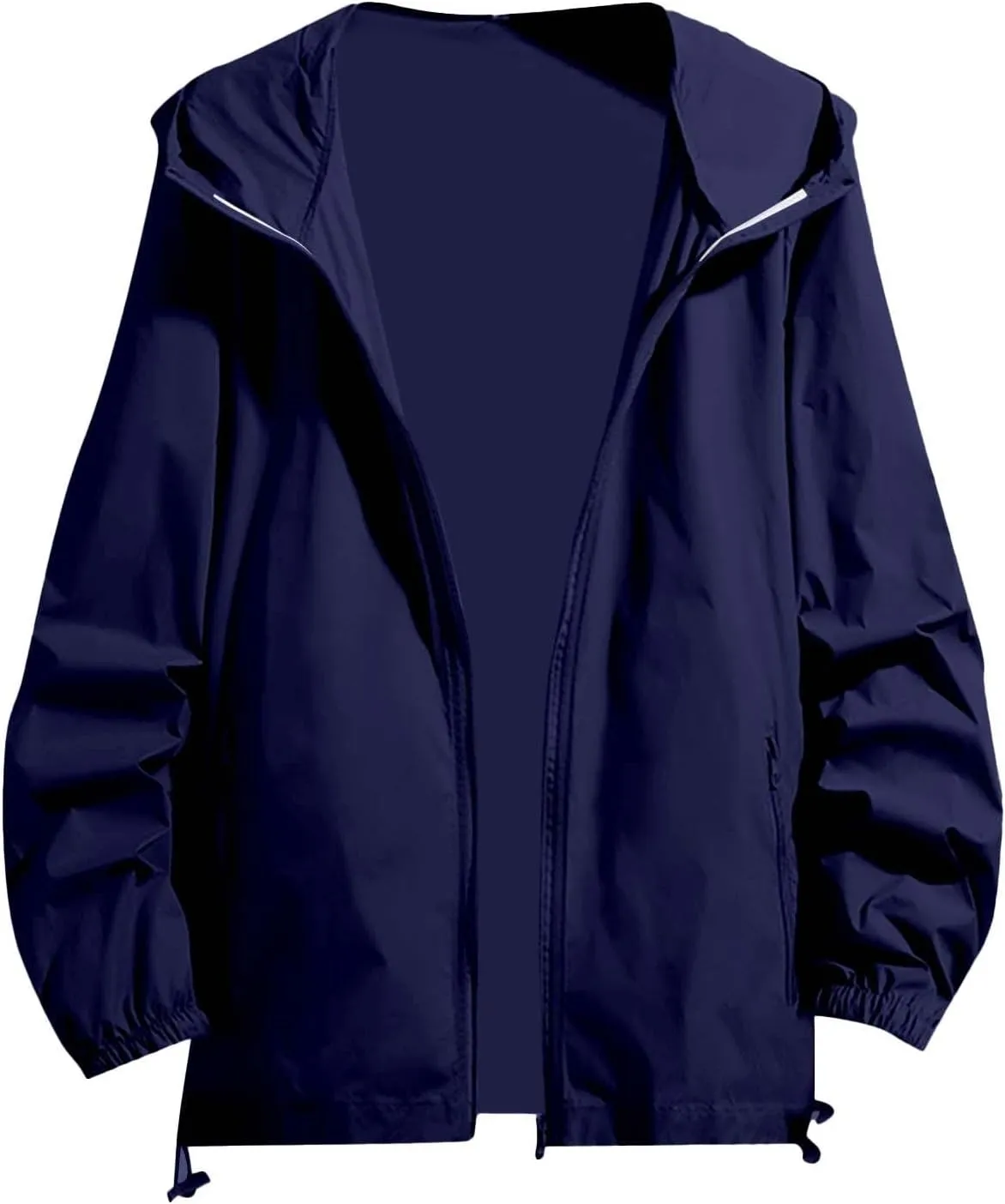 MIDOO Lightweight Jackets for Men Hoodie Casual Full Zip Long Sleeve Hooded Sweatshirt Athletic Sports Hiking Jacket Coats
