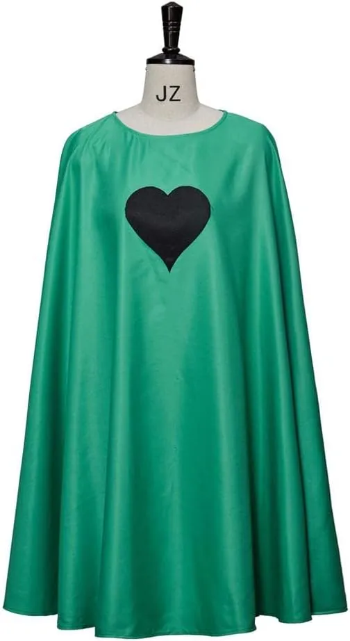 MyheroCos Deltarune Ralsei Cosplay Costume Adult Ralsei Cape Cloak with Hat and Scarf Outfit