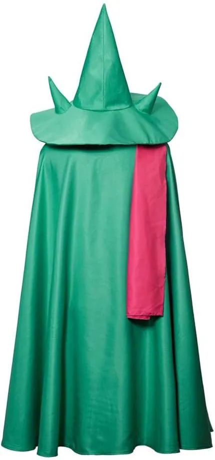 MyheroCos Deltarune Ralsei Cosplay Costume Adult Ralsei Cape Cloak with Hat and Scarf Outfit