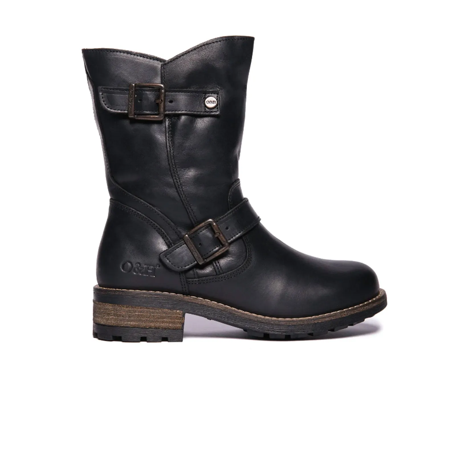 Oak & Hyde Crest Demi Cesar Mid Boot (Women) - Black