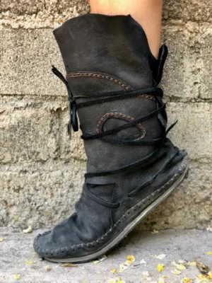 Patent Brown Leather