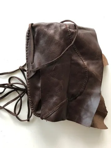 Patent Brown Leather