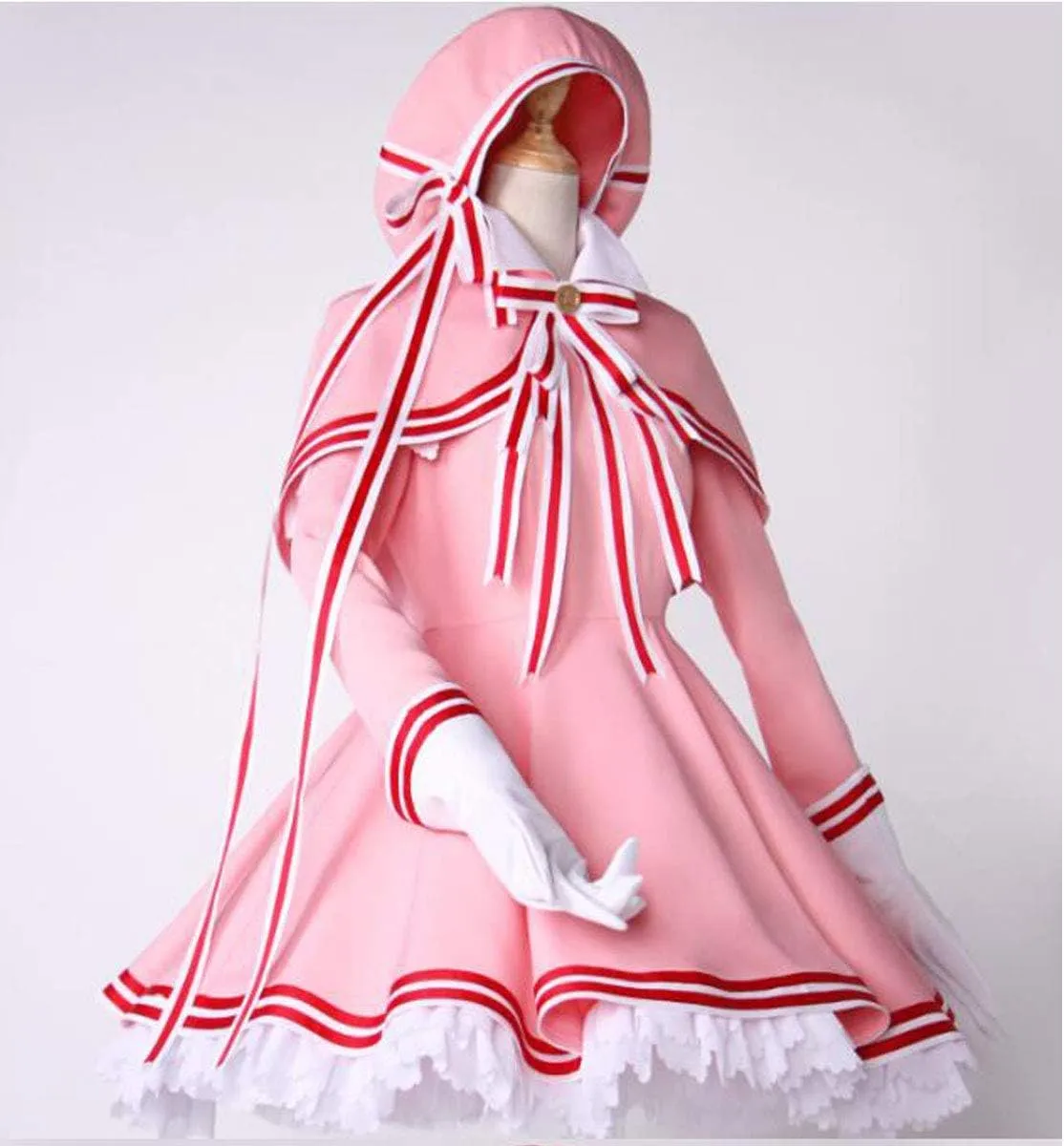 Poetic Walk Anime Womens Female Cloak Maid Cosplay Halloween Lolita Hat Suit Party Dress