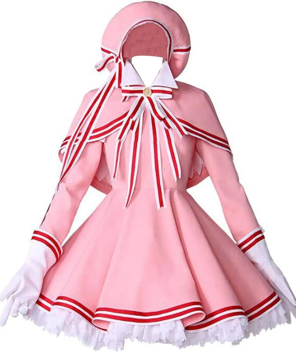 Poetic Walk Anime Womens Female Cloak Maid Cosplay Halloween Lolita Hat Suit Party Dress