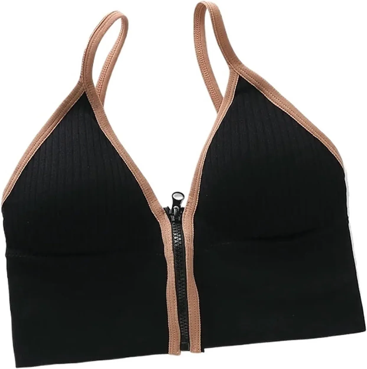 Push Up Camisole Padded Bra Top Suspender Printed Newspaper Female Soft Sleeveless Tube